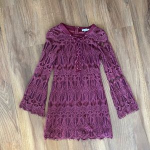 SOLD Nasty Gal Glamorous Lave Dress